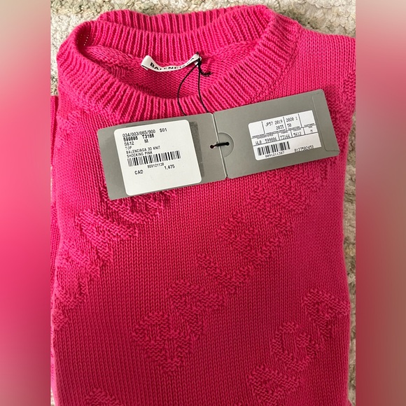 Balenciaga 3D knit shocking pink - Picture 9 of 10